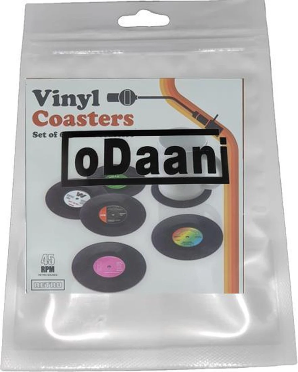 LP Vinyl Onderzetters - 6 Stuks - ODaani 11 LP Vinyl Onderzetters - 6 Stuks - ODaani - Afbeelding 9