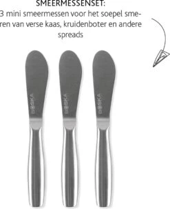 Boska Smeermessenset Mini Copenhagen - 3-delig - Roestvrijstaal - Kaasmessenset Voor Verse Kaas 19 Boska Smeermessenset Mini Copenhagen - 3-delig - Roestvrijstaal - Kaasmessenset Voor Verse Kaas -Skimask 978x1200