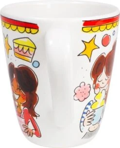 Blond Amsterdam Even Bijkletsen Mok 350 Ml - Rode Rand 10 Blond Amsterdam Even Bijkletsen Mok 350 Ml - Rode Rand -Skimask 978x1200 3