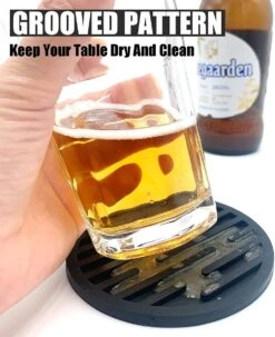 BOTC Siliconen Onderzetters Met Houder - Set Van 10 - Onderzettersset - Onderzetters Voor Glazen - Zwart 15 BOTC Siliconen Onderzetters Met Houder - Set Van 10 - Onderzettersset - Onderzetters Voor Glazen - Zwart -Skimask 979x1200 8