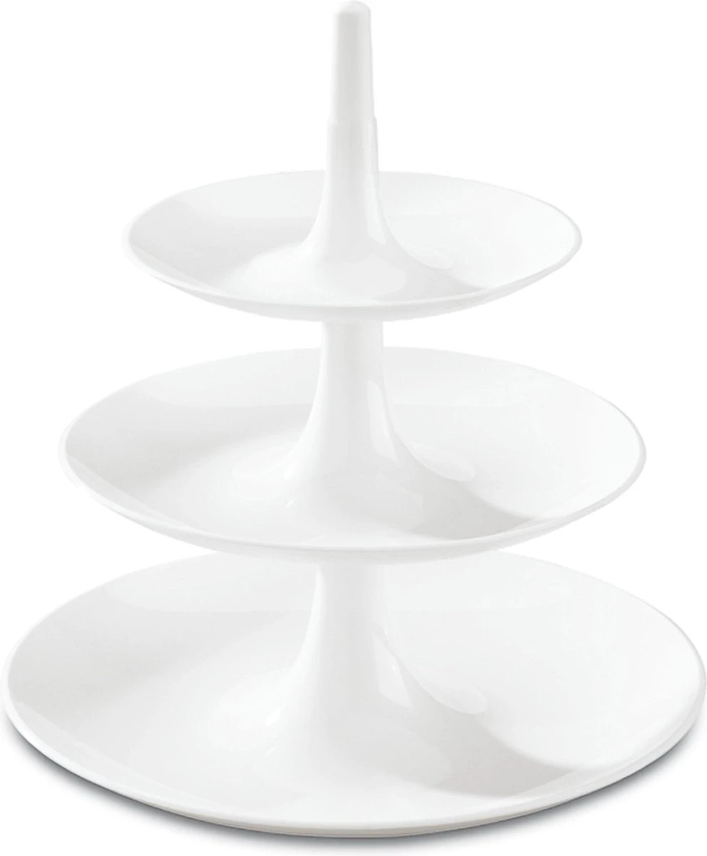 Koziol Babell Etagere - 3 Laags - Large - Wit 13 Koziol Babell Etagere - 3 Laags - Large - Wit - Afbeelding 11